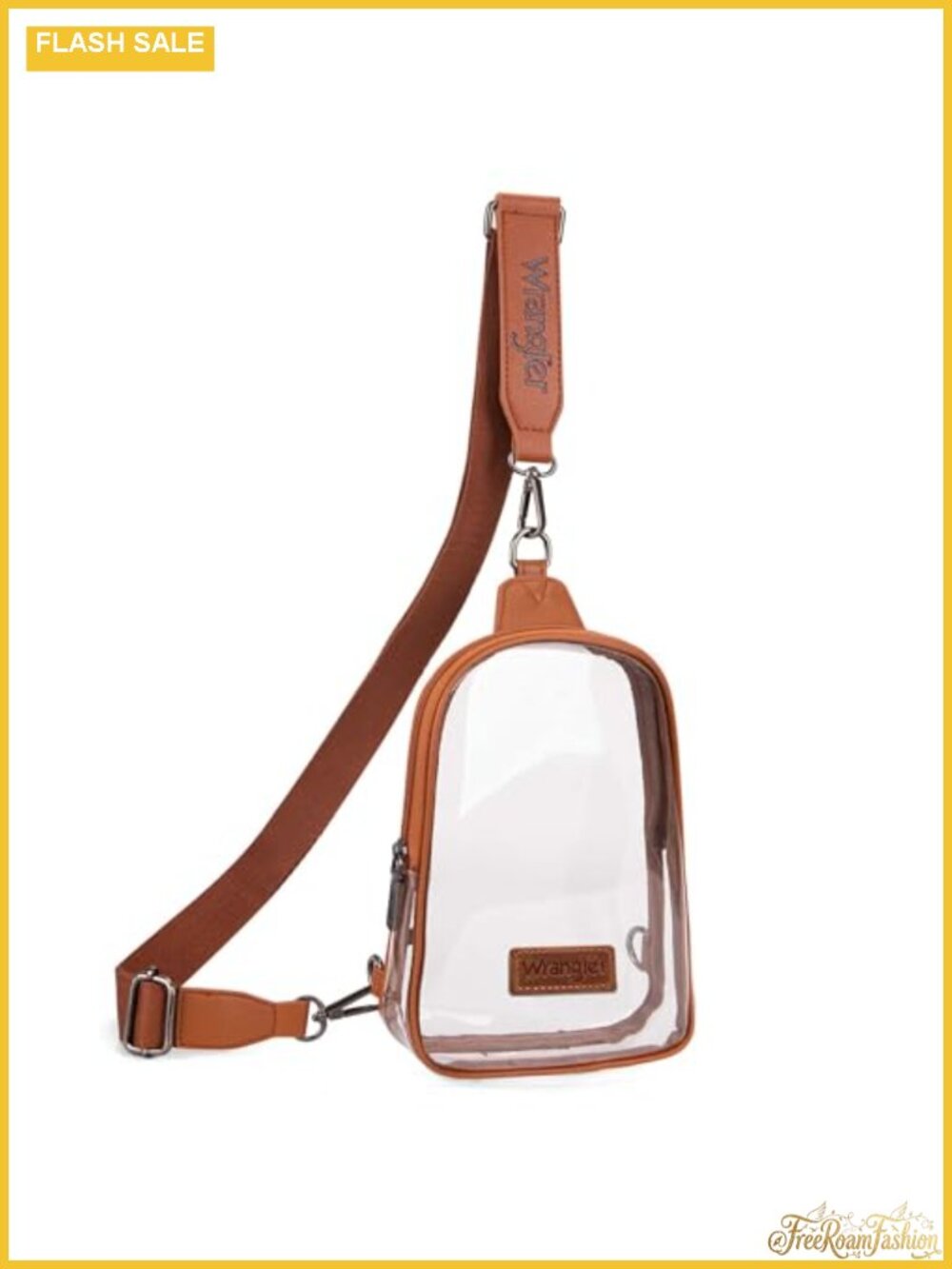 Clear TPU Crossbody Sling Bag Stadium Approved Adjustable Strap